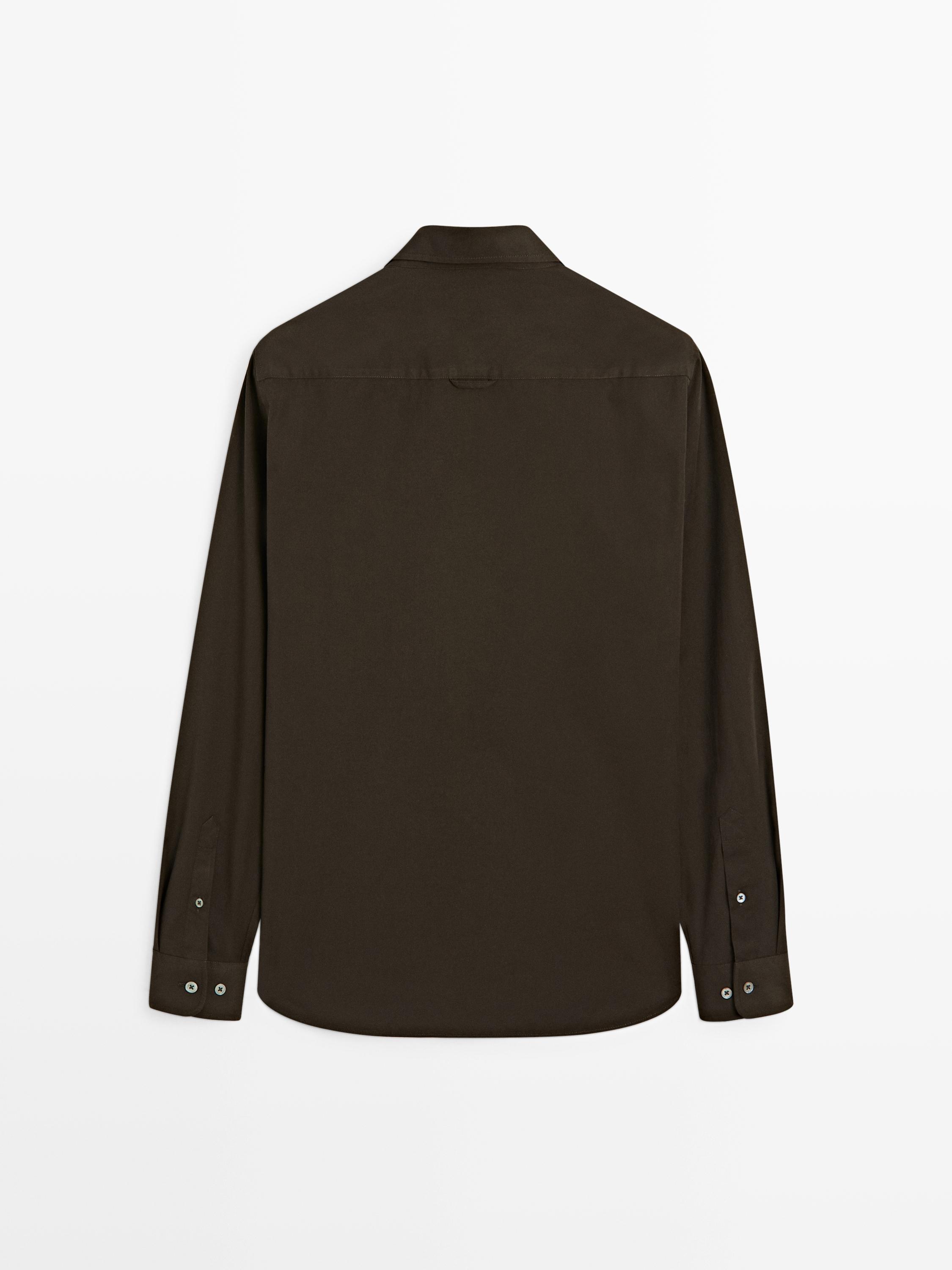 Regular-fit shirt with pocket